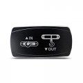 Ch4x4 Rocker Switch Winch In-out Symbol A Horizontal White Led