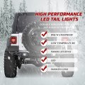 Bunker Indust Smoked Led Tail Lights Replacement Kit For 2018-2022 Jeep Wrangler Jl Accessories Rear Brake Lamp Turn Signal