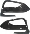 Fog Lamp Molding For 2016 2018 Chevrolet Cruze Outer Grille Textured Black With Rs Package Lt Premier Models Passenger And 
