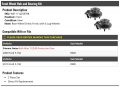 Front Wheel Hub And Bearing Kit 2 Piece Compatible With 2009-2010 Ford F-150 Rwd With 6 Lug Wheels From 07 22 2008