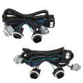 Pit66 Tail Light Harness Pair Lh Rh Compatible With Chevy Silverado 1500 1500hd 2500hd 3500 2003-2007 Rear Lamp Assembly Lights 