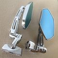 Chrome Adjustable Base Mirrors Rearview For Suzuki Hayabusa Gsx1300r 99-12