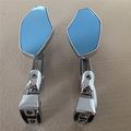 Chrome Adjustable Base Mirrors Rearview For Suzuki Hayabusa Gsx1300r 99-12