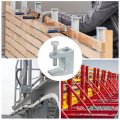 Uxcell 12 Pcs Beam Clamp 1 38 Inch Wide Jaw Opening Cs Metal Tiger Clamp