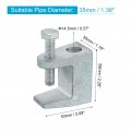 Uxcell 12 Pcs Beam Clamp 1 38 Inch Wide Jaw Opening Cs Metal Tiger Clamp