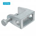 Uxcell 12 Pcs Beam Clamp 1 38 Inch Wide Jaw Opening Cs Metal Tiger Clamp
