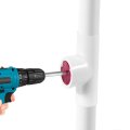 Sixcow 2-inch Head Plastic Pipe Fitting Reamer Ppr200 With 3 8-inch Hex Shaft Pvc Saver For Sch40 Abs Cpvc Water Lines Drain 