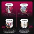 2 In Head Plastic Pipe Fitting Reamer With 3 8 Hex Shaft Pvc Saver For Sch40 Abs Cpvc Water Drain And Vent Lines Fits Standard