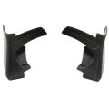 Ikon Motorsports Rear Bumper Lip Splitters For 2016-2020 Honda Civic Coupe Hfp Style Black Pu Finisher Under Chin Spoiler 