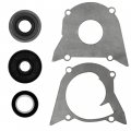 Caltric Water Pump Impeller Oil Seal Gasket Cover And Housing Compatible With Kawasaki Ex500 1987-1993