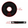 Caltric Water Pump Impeller Oil Seal Gasket Cover And Housing Compatible With Kawasaki Ex500 1987-1993