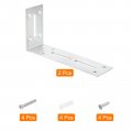 L Corner Braces 2pcs 180x50x90mm Stainless Steel Galvanized Adjustable Code 90 Degree Slotted Angle Bracket For Furniture