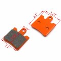 Httmt Carbon Ceramic Brake Pads Compatible With 2003-2006 Suzuk An400 Burgman