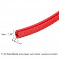 Uxcell U Channel Edge Trim 16 4ft Length Rubber Guard Seal Strip Protector Fit For 0 3-1 5mm 15 64 W X 5 H Red