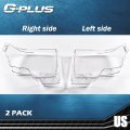 G-plus Front Headlight Lenses Cover Compatible With Ford F150 2009 2010 2011 2012 2013 2014 Left Right Side 1 Pair Clear Lens