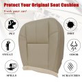 Light Cashmere Tan Driver Replacement Seat Cover For Chevy Silverado Tahoe Suburban Avalanche Gmc Sierra Yukon 2007 2014