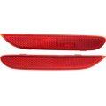 Rear Reflector Pair For Infiniti Q50 2014 2015 2016 2017 Driver And Passenger Side Red Lens Ni1184101 Ni1185101 26565 8990c 