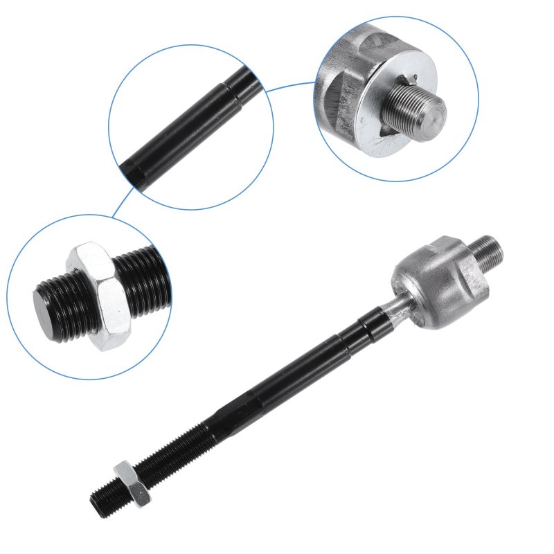 Acropix Front Inner Tie Rods Replacement Fit For Nissan Altima Pack Of 2 Black