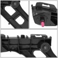 Auto Dynasty Lx1042106 Front Bumper Cover Support Brackets Compatible With Lexus Ct200h 2011-2017 Driver Left Side Polished