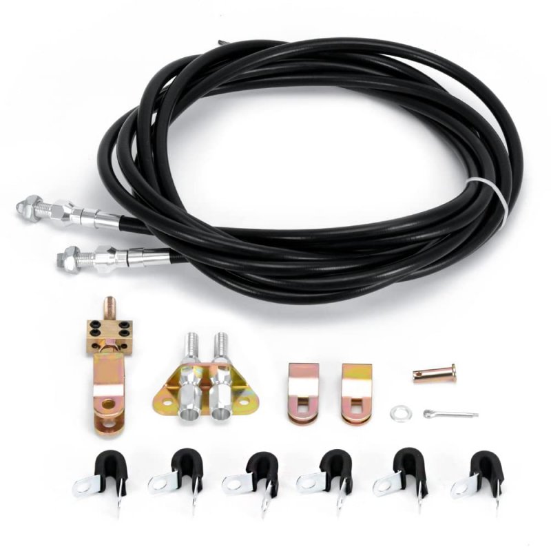 Universal Rear Parking Brake Cable Kit Emergency Disc Drum 330-9371