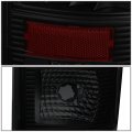 Auto Dynasty Compatible With Ford F250 F350 F450 F550 Super Duty Pair Of Red 3d Led Bar Tail Brake Lights Black Housing Smoked