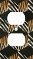 Abstract Safari Decorative Outlet Cover 