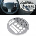 Dashboard Cover Center Console Radio Instrument Gauge Panel Bezel Replacement For 2004-2005 Nissan Quest 682605z000 Gray 