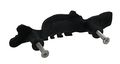 6 Piece Matte Black Forest Bear Cast Iron Drawer Pull Set 