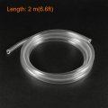 Uxcell Pvc Clear Vinyl Tubing 6mm 1 4 Id 9mm Od 6 6ft Plastic Pipe Air Water Hose With Clamps