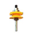 Kempston 409031 Reversible Rail Stile Cutter Traditional Ogee 1 4-inch Shank 1-5 8-inch Cutting Diameter 15 16-inch Length 