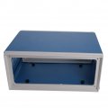 Bettomshin Junction Box Blue Metal Waterproof Dustproof Electronic Universal Enclosure Project For Projects 6 69 X 5 12 3 15
