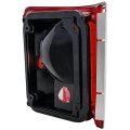 Passenger Side Tail Light Assembly For Gmc Jimmy Suburban 1990 1991 Clear And Red Lens With Housing Chrome Trim Replaces