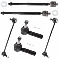 Boxi Set Of 6 Front Inner Outer Tie Rods 9 86 Sway Bar Links Fit For Chevrolet Cobalt 2005-2010 Hhr 2006-2011 Pontiac G5 