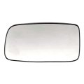 Door Mirror Glass For Mitsubishi Lancer 2002 2003 2004 2005 2006 2007 Clear Plastic Manual Adjustment Includes Backing Plate 