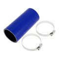 1 Set Straight Coupler Silicone Hose 51mm 2 01 Id 127mm 5 Length 0a Car Coolant With Clamps 3-ply 4mm Thick Air Intake Turbo 