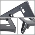 Factory Style Front License Plate Mounting Bracket Compatible With Honda Civic Sedan Coupe 04-05 Matte Black