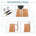30pcs 32mm Furniture Connecting Fittings Thread Bolts Dowels Screws Metal Dowel Fitting Fasteners For Cabinet Drawer And