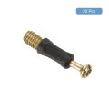 30pcs 32mm Furniture Connecting Fittings Thread Bolts Dowels Screws Metal Dowel Fitting Fasteners For Cabinet Drawer And