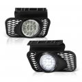 Full-led Front Fog Light Driving Lamp Assembly For 2003-2006 Chevy Avalanche Silverado 1500 2500 3500 Pickup Truck Power Switch 