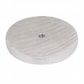 Uxcell 4pcs 100mm Dia 10mm Thickness M10 Thread Aluminum Disc Hardware For Glass Table