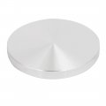 Uxcell 4pcs 100mm Dia 10mm Thickness M10 Thread Aluminum Disc Hardware For Glass Table