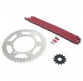 Fits Yamaha 2003-2006 Wr450f 2005-2006 Yz450f Red Chain Sprocket Silver 13 52 116l