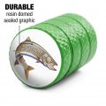 Lake Trout Fishing Valve Stem Caps For Tire Rim Wheel Aluminum Green