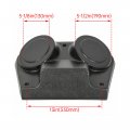 Hecasa Universal Overhead Console Stereo Radio Cover Compatible With Golf Cart Utv Polaris Rzr 800 570 Rzr-4 Xp1k Arctic Cat