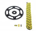 Kawasaki Kdx200 200 Kdx220 220 Yellow Chain Sprocket Black 12 47 110l 
