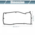 Uxcell Engine Valve Cover Gaskets For Hyundai Accent 1997-2004 No 2244126003 Black