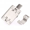 Uxcell 2 Inch Door Lock Latch Slide Barrel Bolt Clasp Locker Silver Tone 2pcs