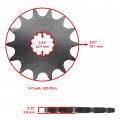Caltric Red Drive Chain And Sprocket Kit Compatible With Yamaha Wr250f Wr 250 F 1999 2000 2001