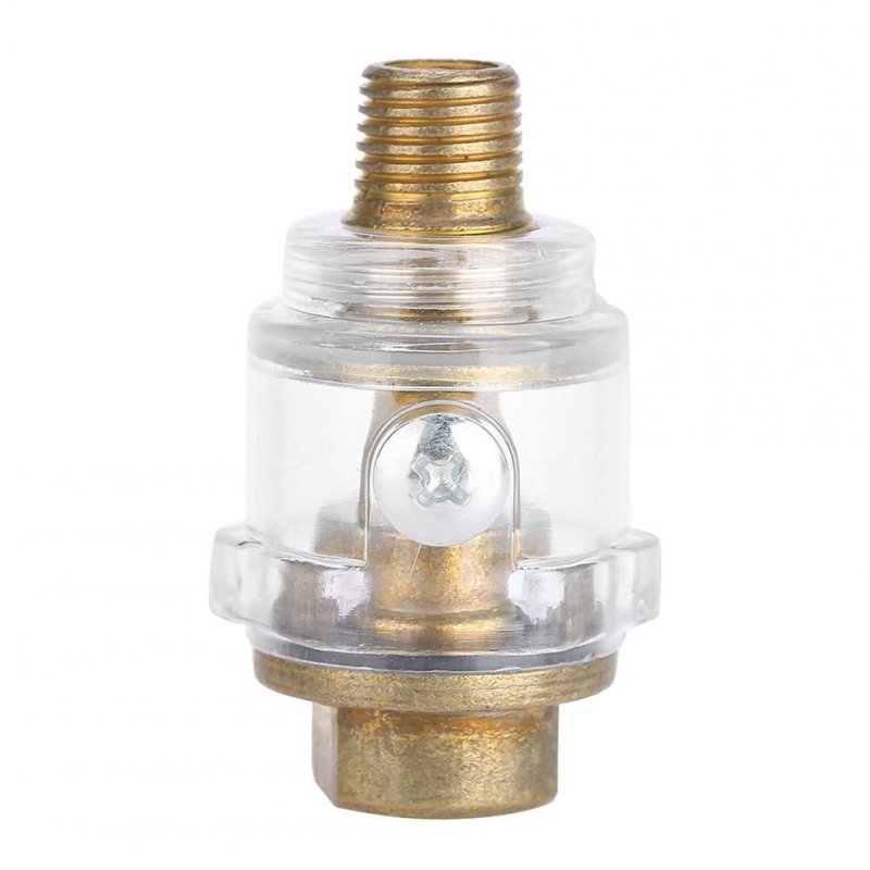 Oiler Lubricator 1 4 Bsp Mini In Line Air Tool Oil Compressor Pipe Automatic Lubrication