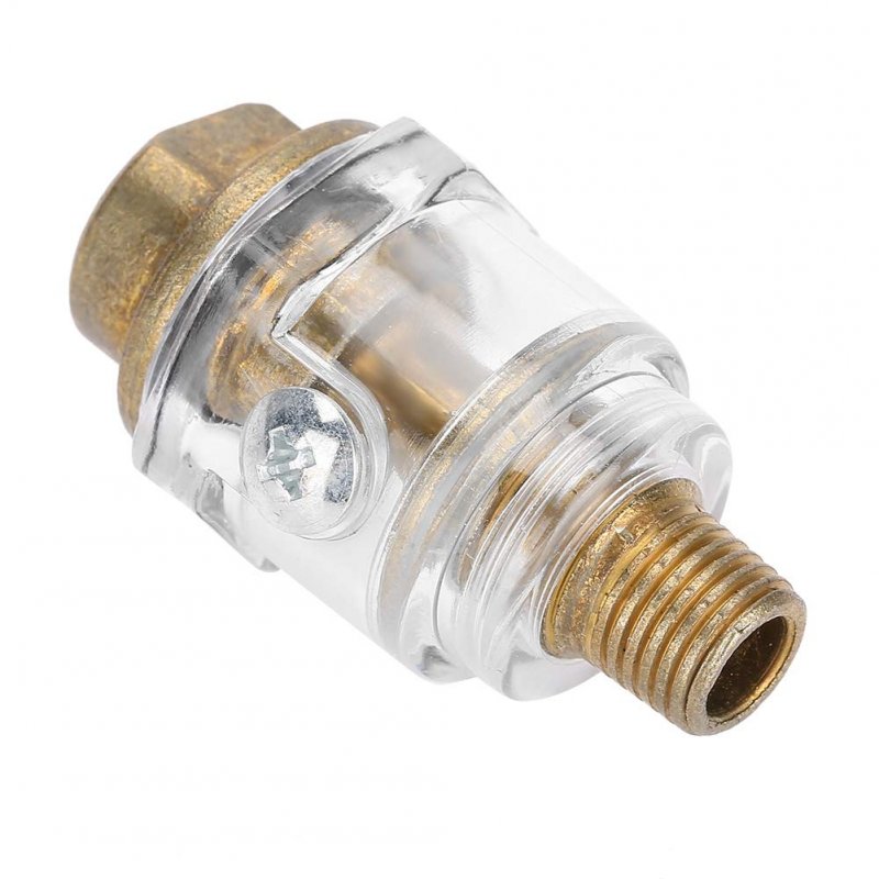 Oiler Lubricator 1 4 Bsp Mini In Line Air Tool Oil Compressor Pipe Automatic Lubrication